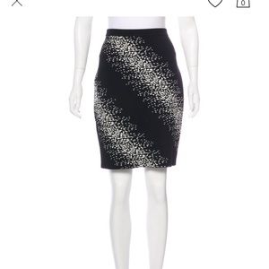 Opening Ceremony Knit Intarsia Skirt